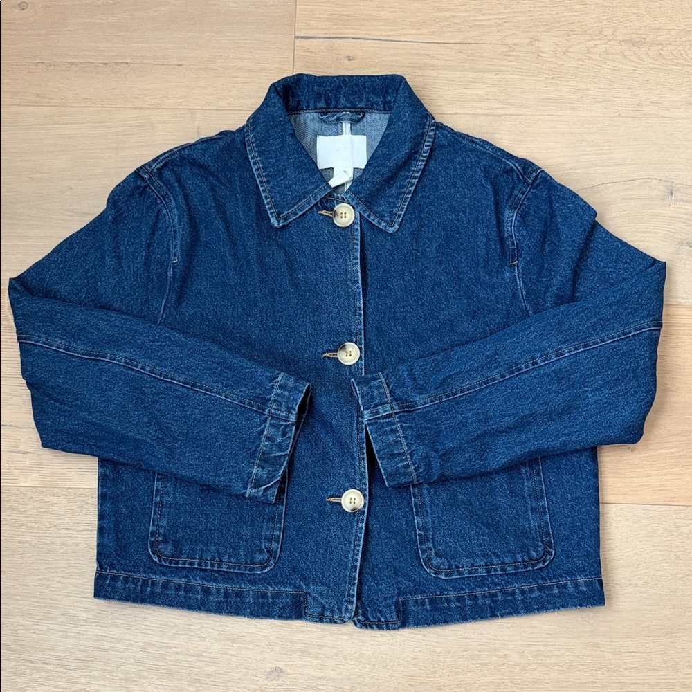 H&M Dark Denim Twill Jacket